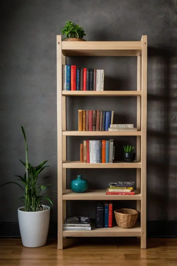 A small bookshelf