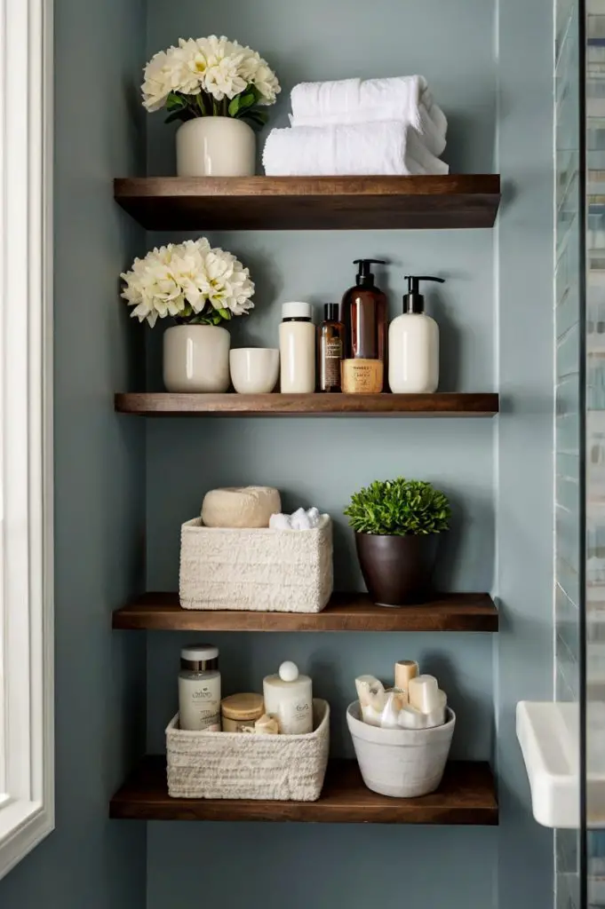 Add Floating Shelves for Extra Storage