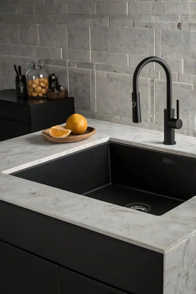 Black Sink for Bold Design