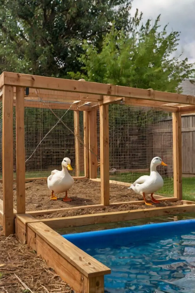 DIY Duck Enclosure Ideas Backyard