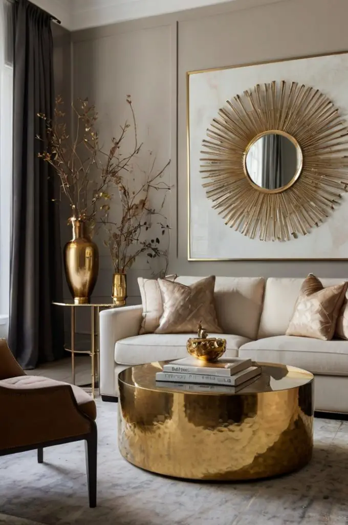 Incorporate Metallic Accents