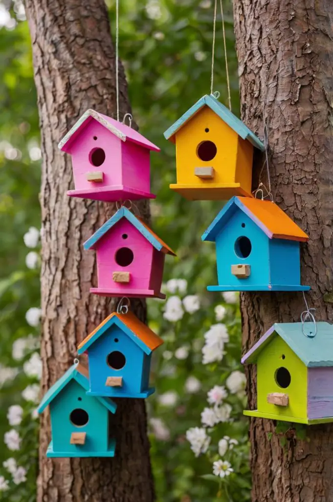 Painted Birdhouses