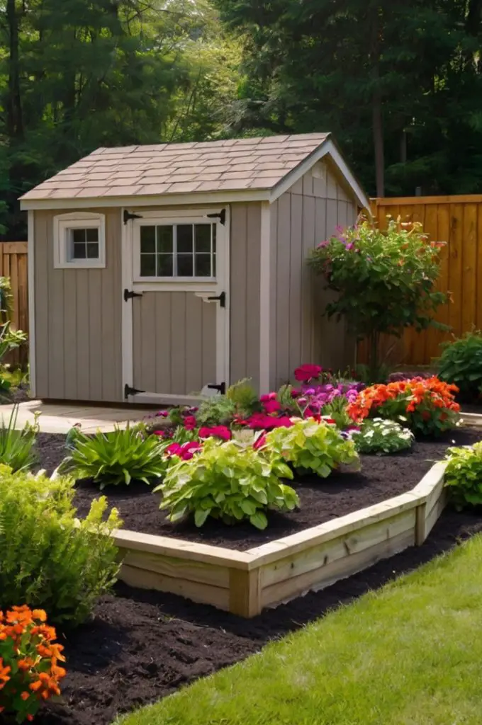 Plant a Flower Bed Around the Shed