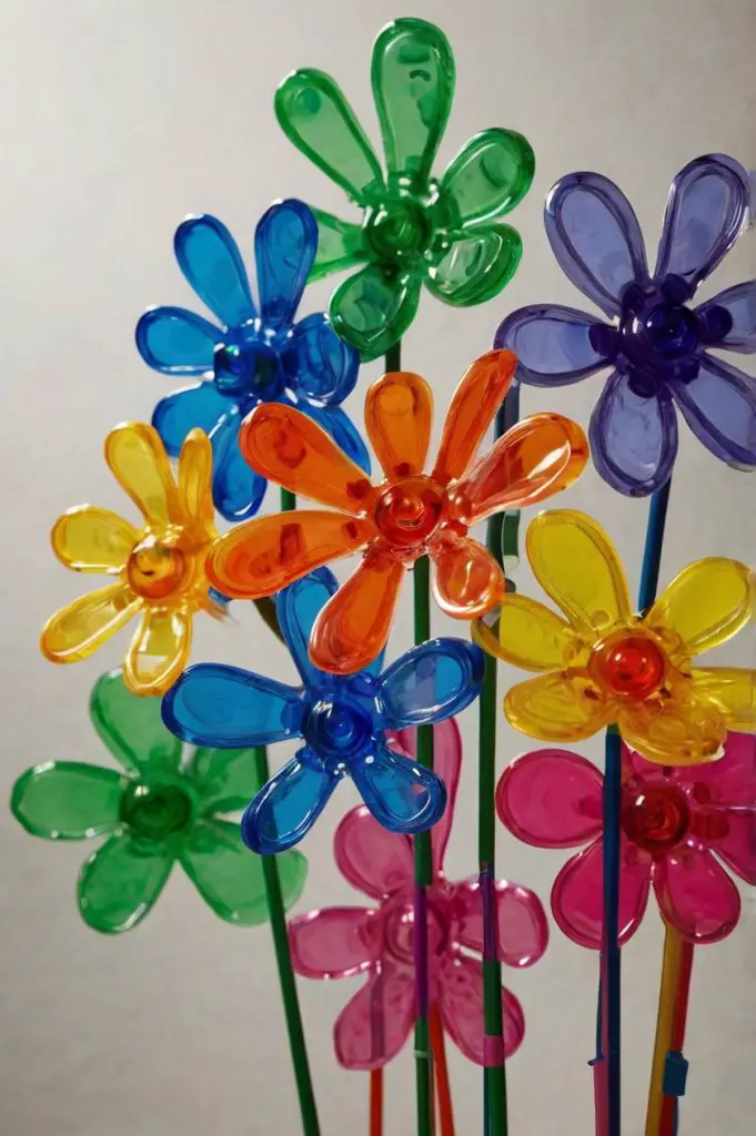 Recycled Bottle Flowers