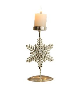 Snowflake Candle Holder – Festive Charm for Your Holiday Decor