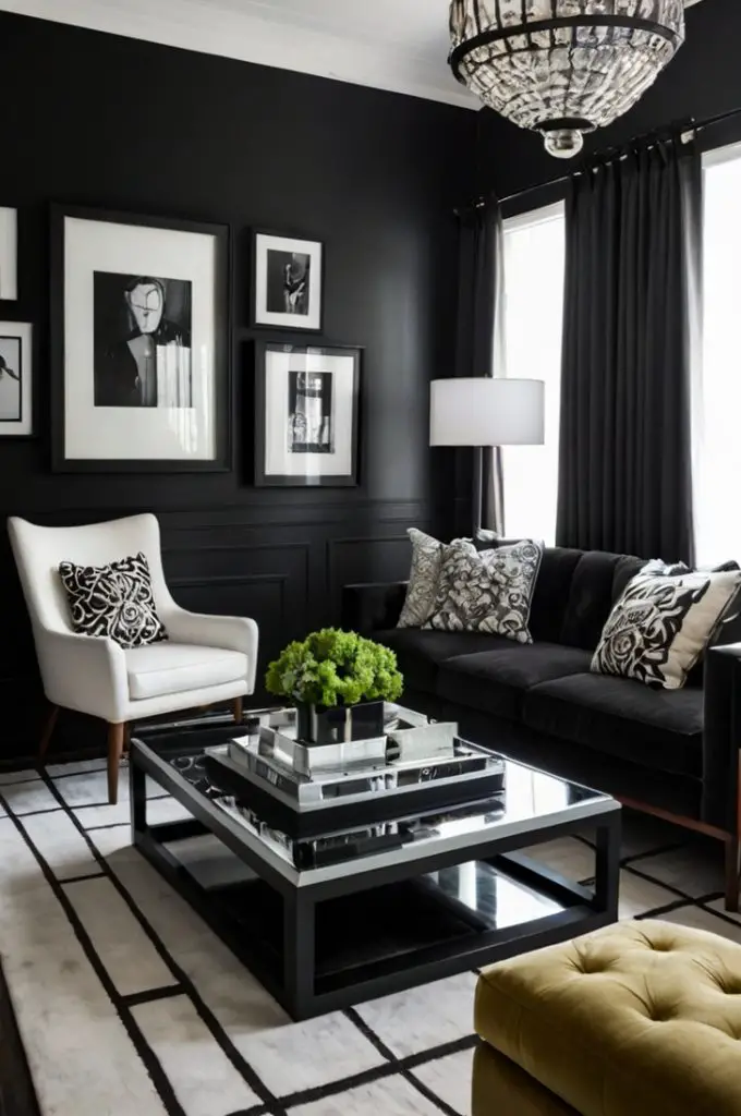 Add Black and White Decor