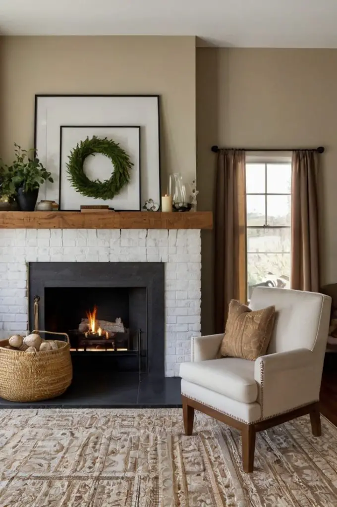 Add a Fireplace Focal Point