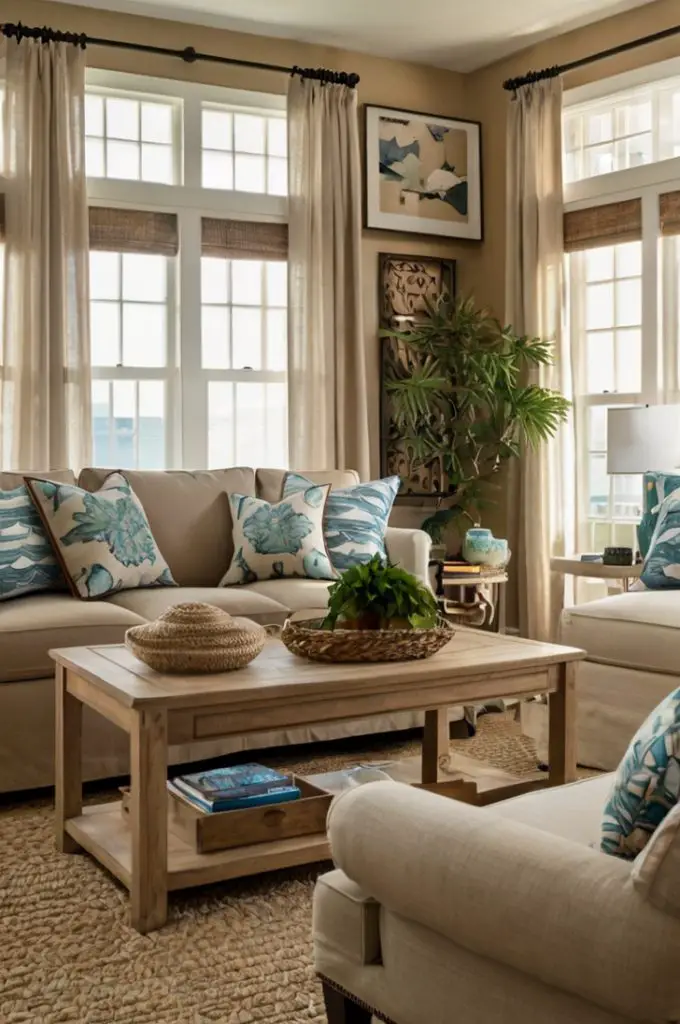 Beach-Inspired Living Room