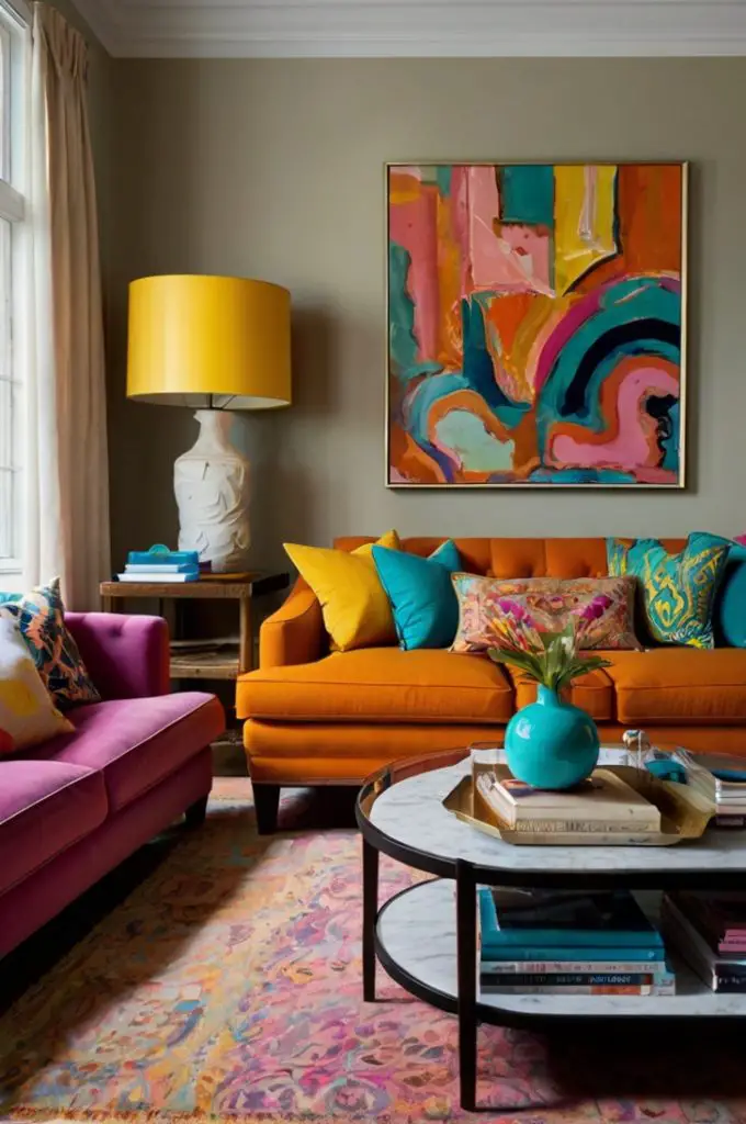 Bold and Colorful Decor