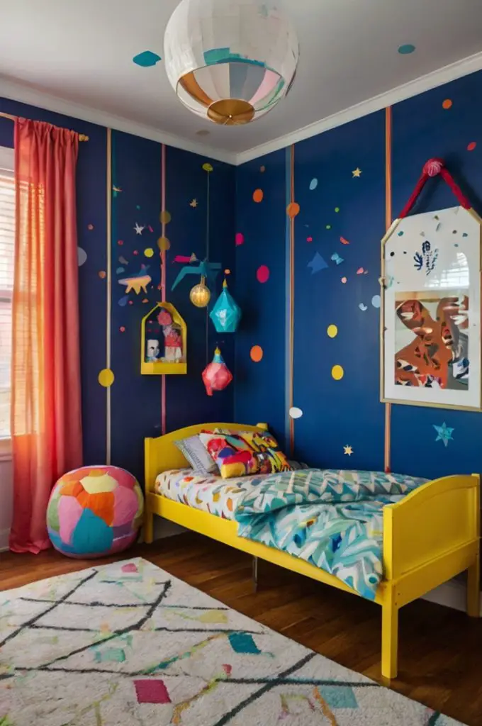 Bright and Colorful Walls