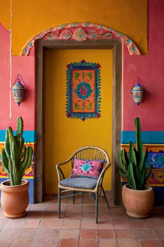 Brightly Colored Walls