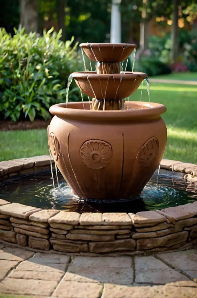 Clay Bowl Fountain