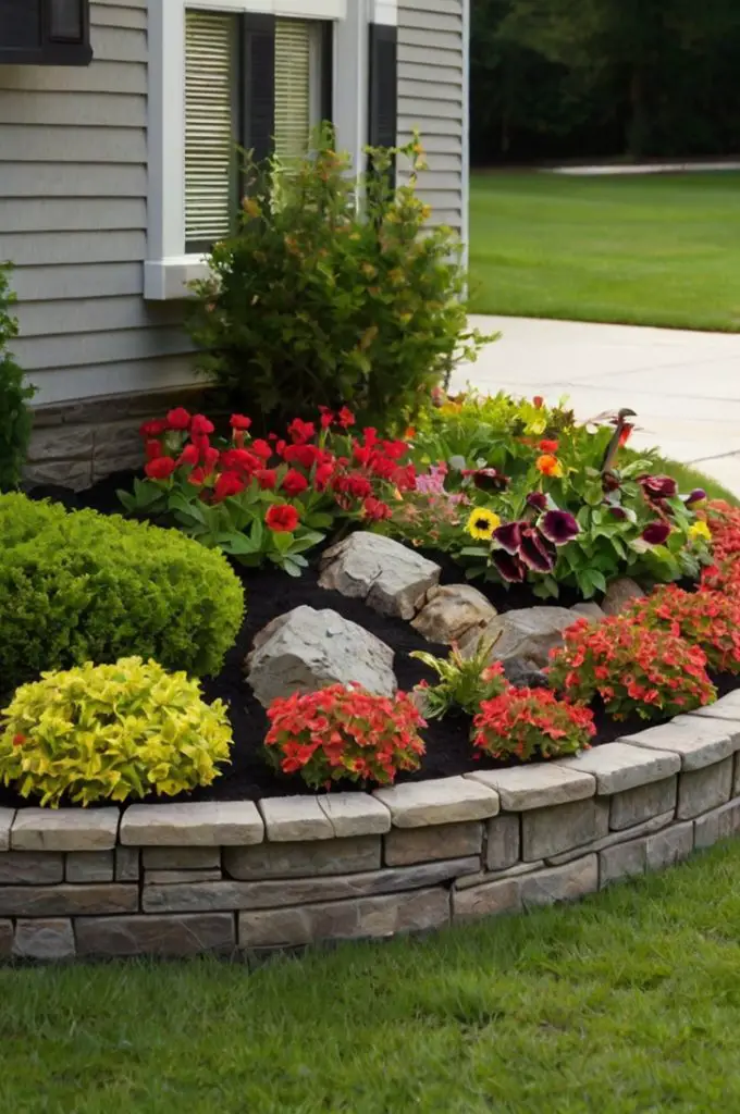 Corner Flower Beds