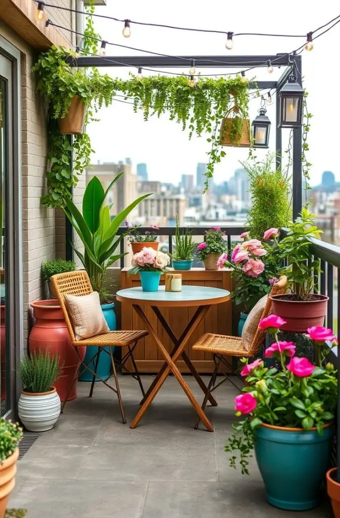 Create a Mini Outdoor Dining Area