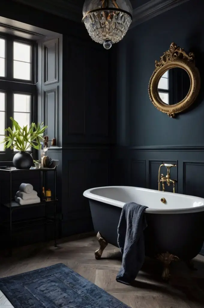 Dark Walls with Bold Accents