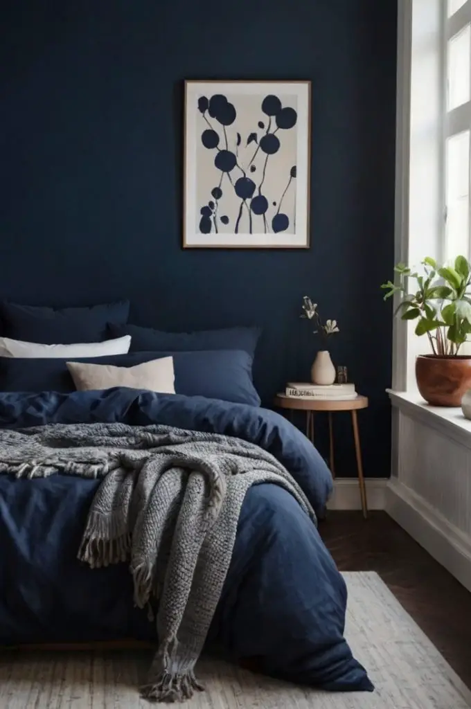 Deep Navy for a Cozy Feel