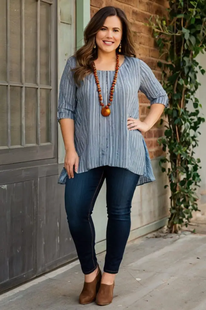 Flowy Tunics with Skinny Jeans