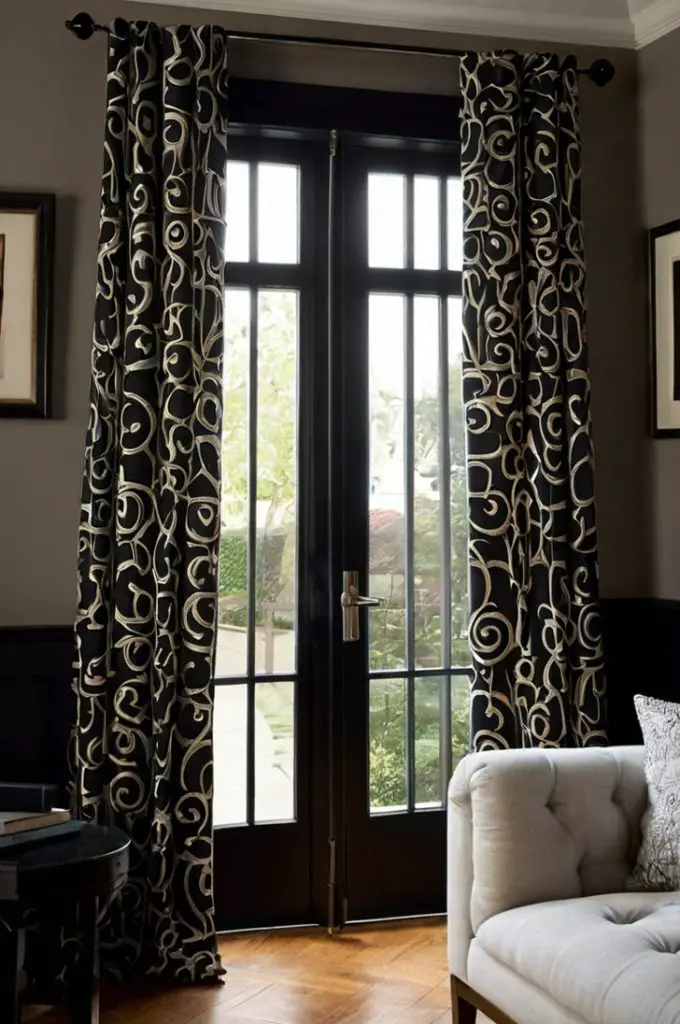 Go for Black Curtains or Blinds