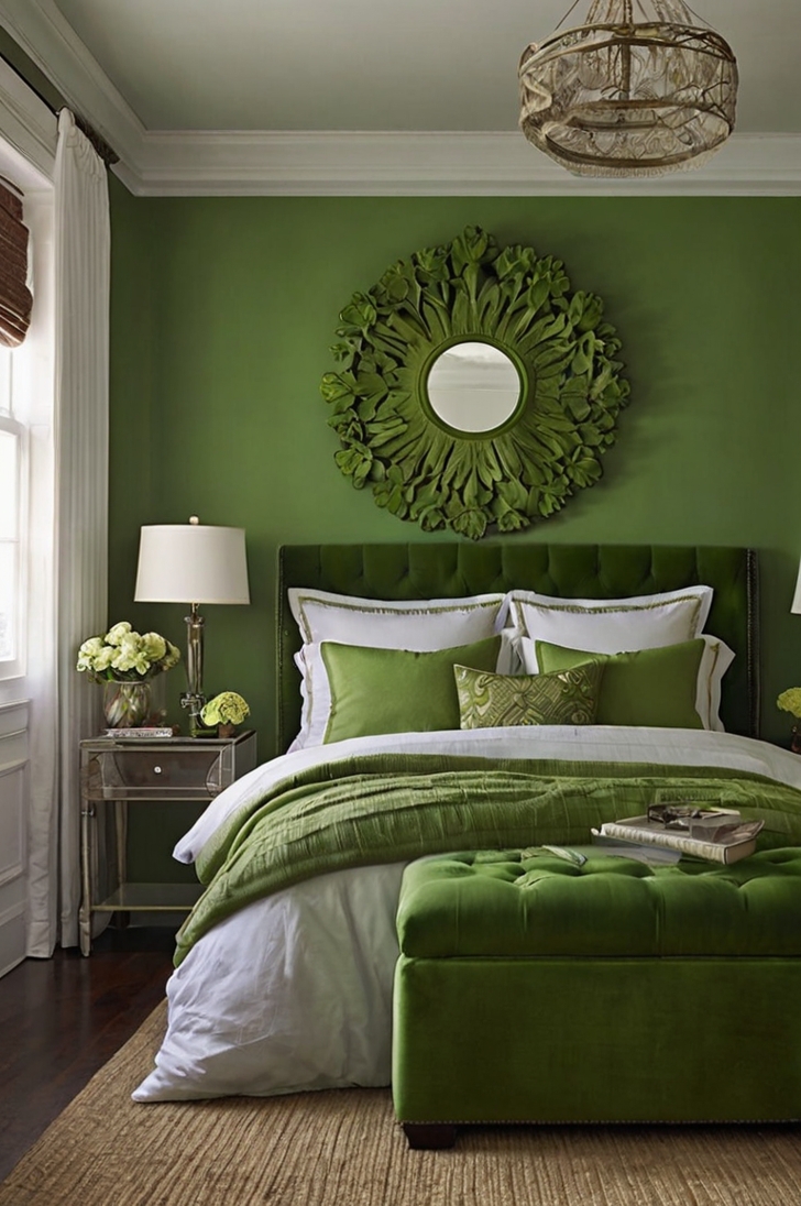 10 Stunning Green Bedroom Ideas to Refresh Your Space - Ideas For A ...