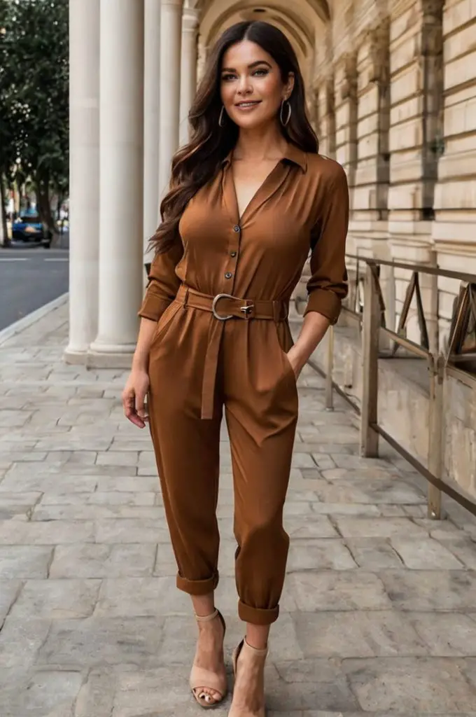 Jumpsuits with a Belted Waist