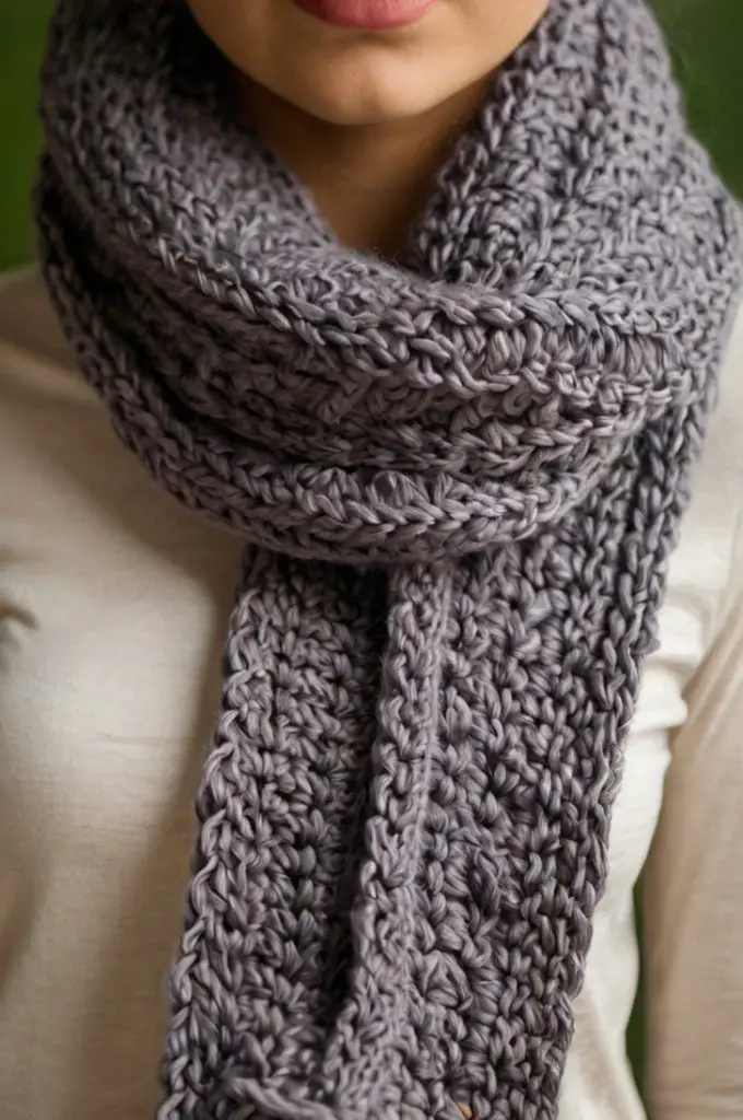 Knitted Scarf or Blanket