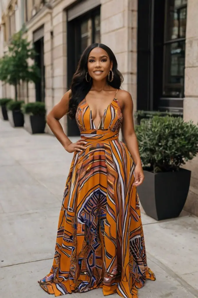 Maxi Dresses with Bold Prints