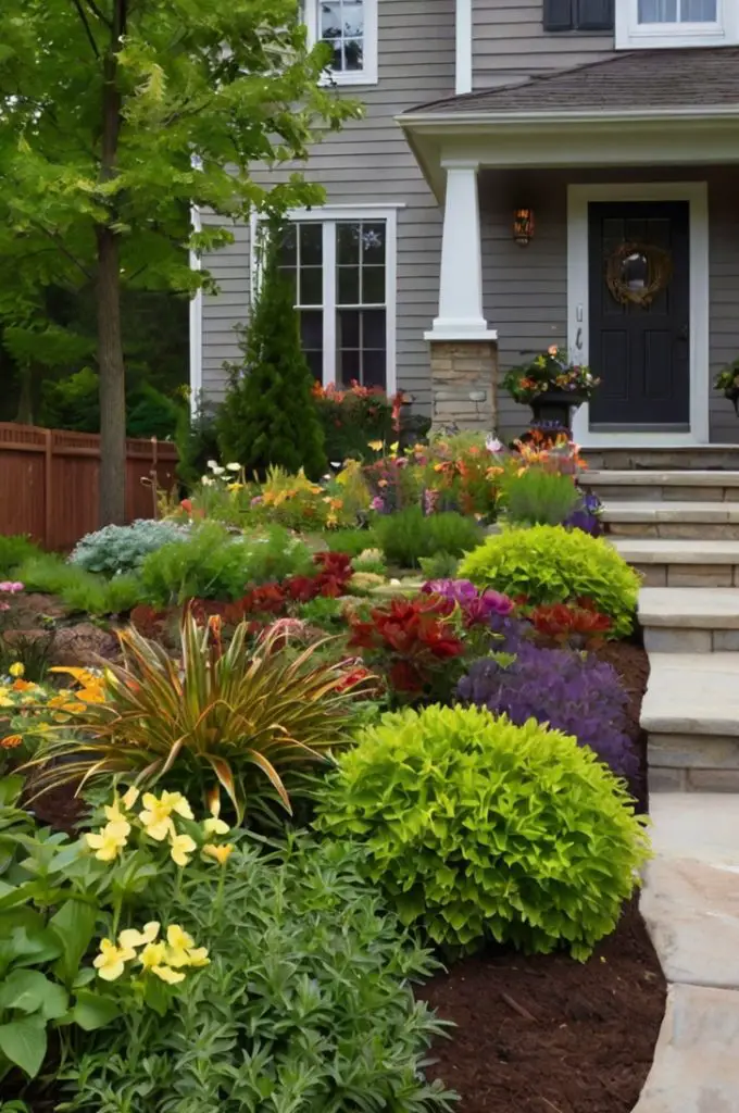 Mixed Height Perennial Beds