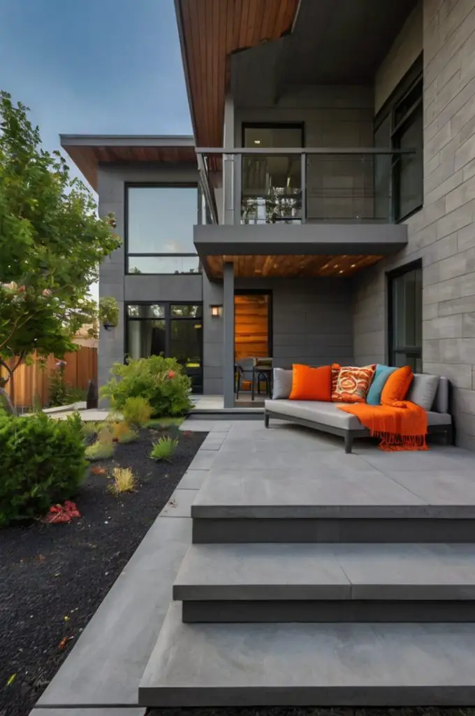 Modern Gray with Vibrant Accents