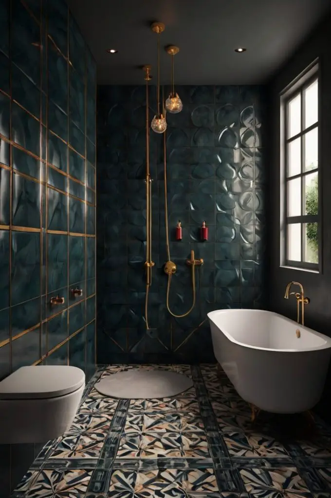 Moody Tiles with Patterns