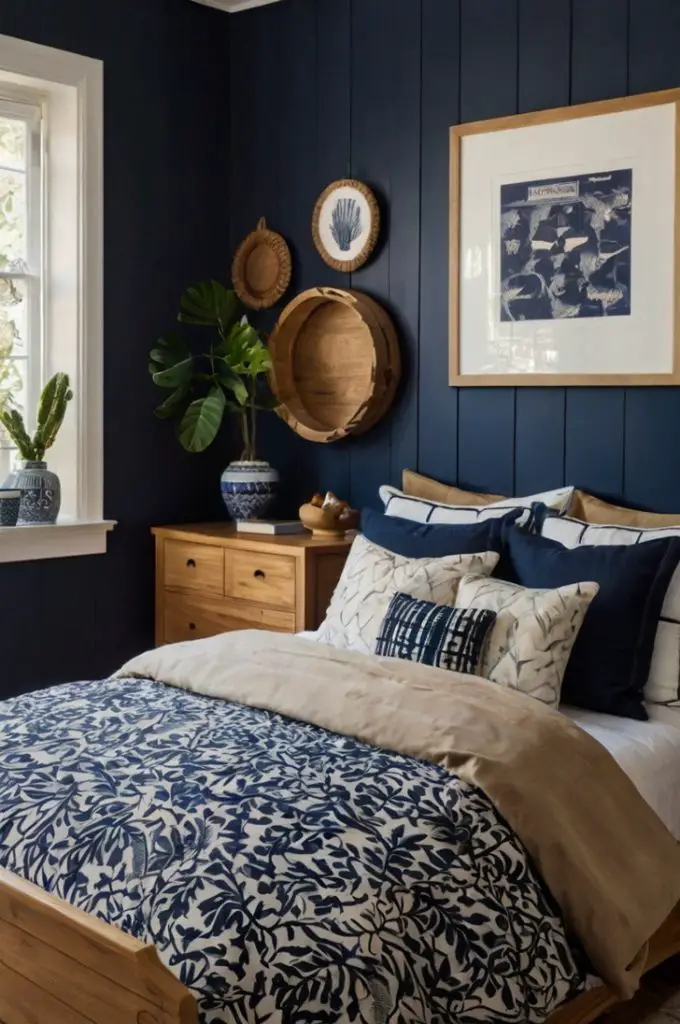 Navy and Natural Materials