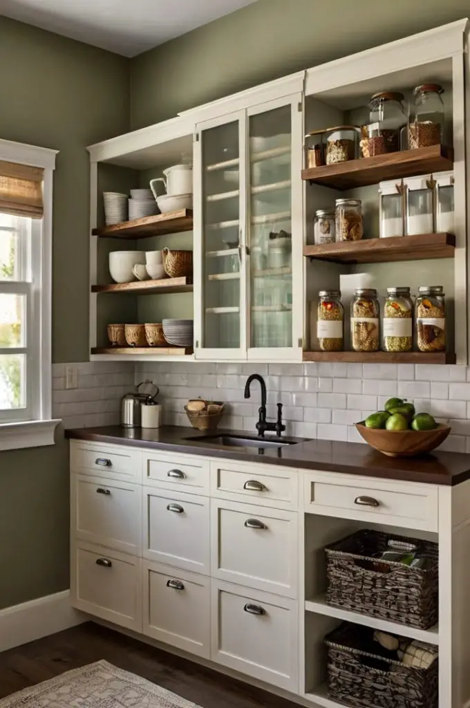 Open Shelving as a Pantry Alternative