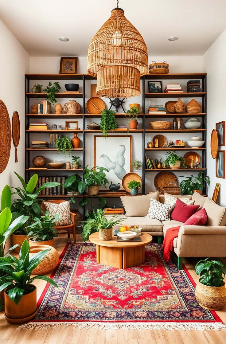 Transform Your Space with These Inspiring Boho Living Room Ideas ...