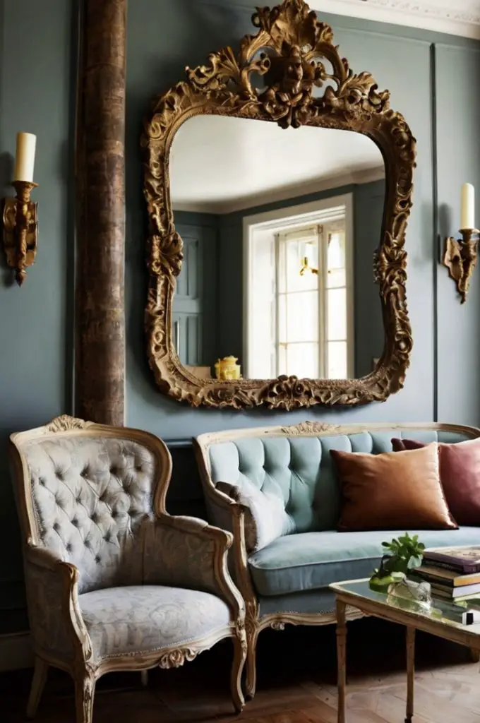 Ornate Mirrors as Wall Decor