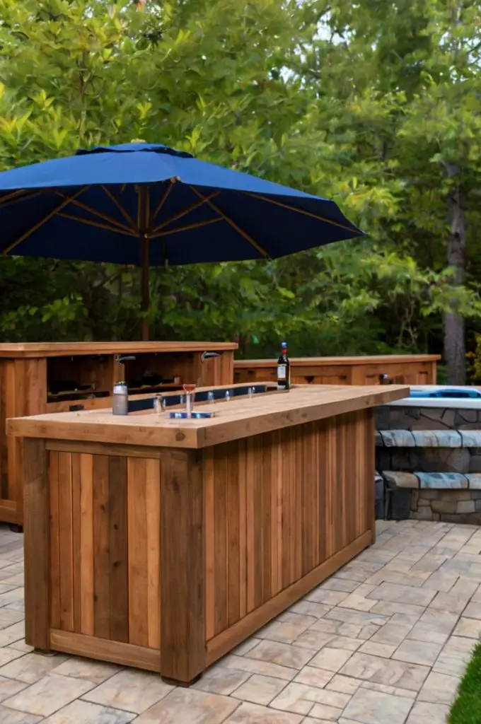 Outdoor Bar Integration