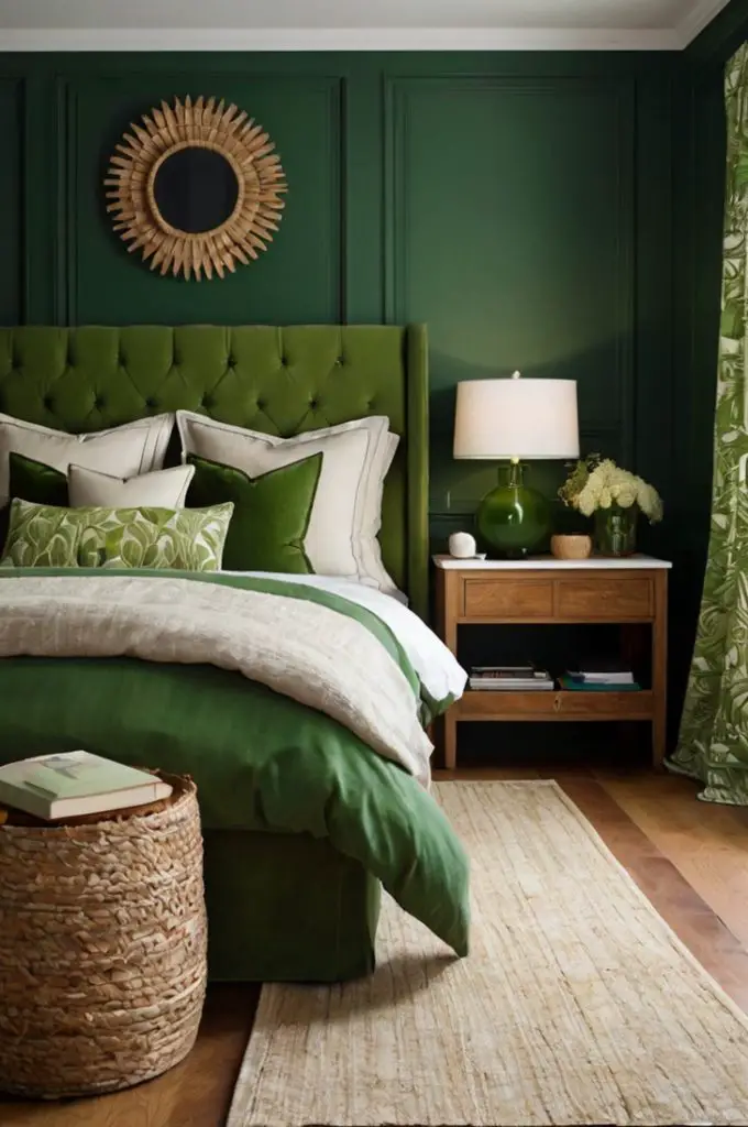 Pair Green with Natural Materials