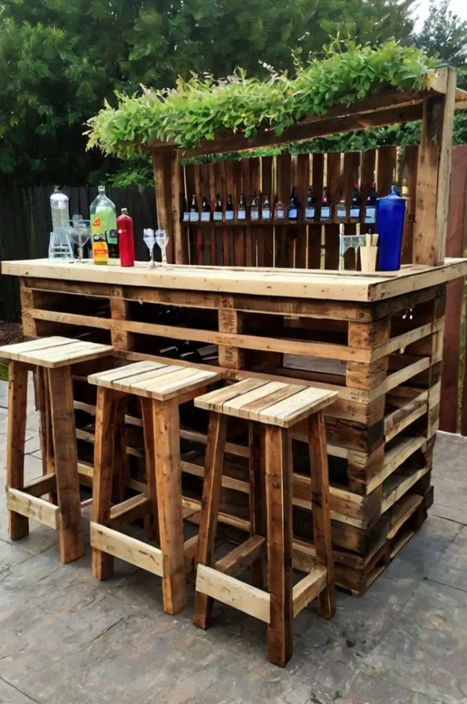 Pallet Outdoor Bar