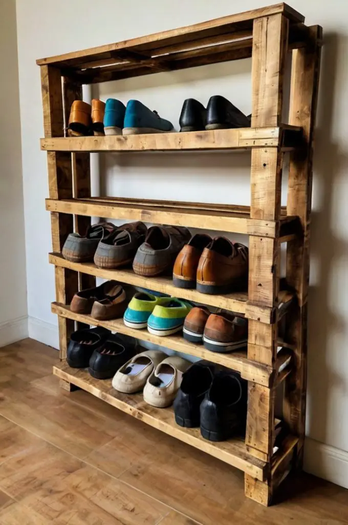 Pallet Shoe Rack