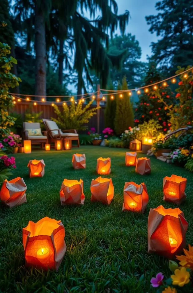 Paper Bag Luminaries