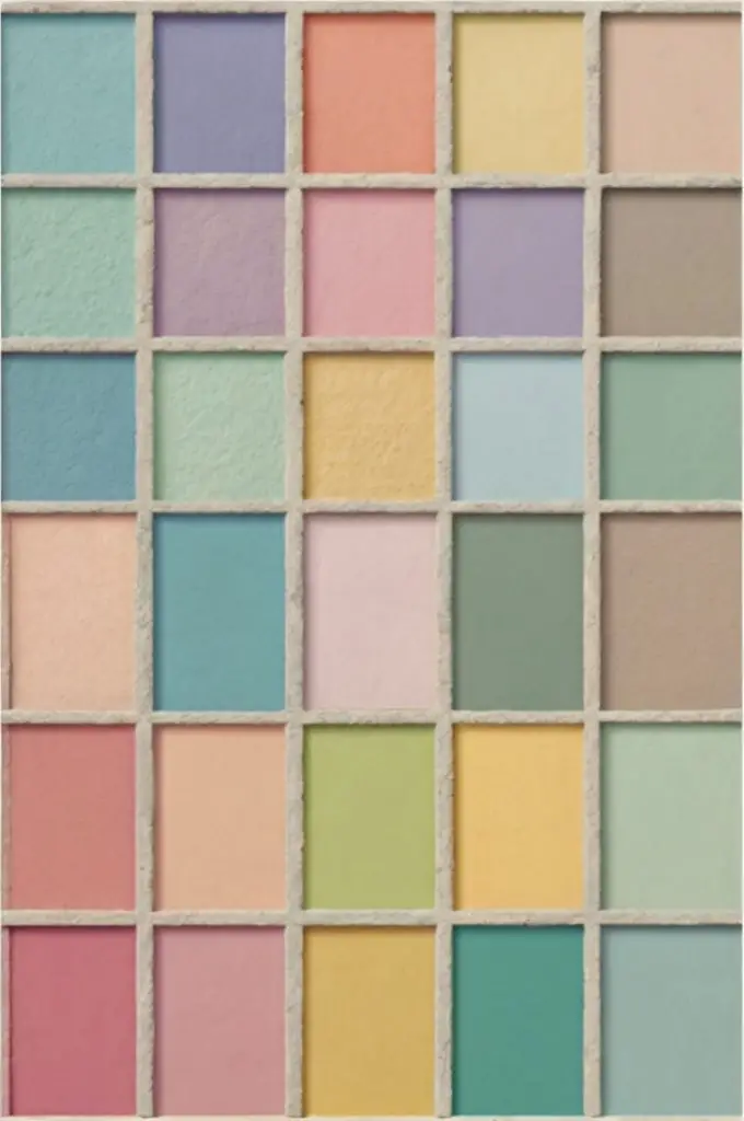 Pastel Shades for a Cheerful Look