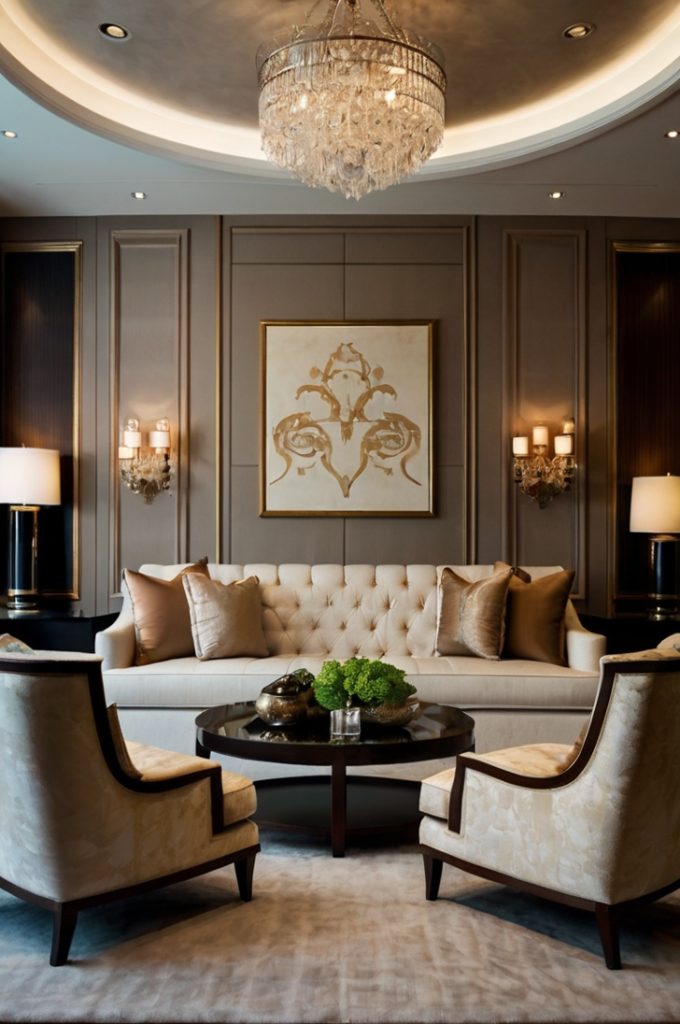 Plush and Textured Upholstery