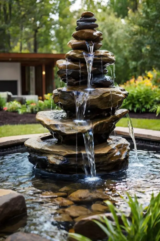 Rock Stack Fountain