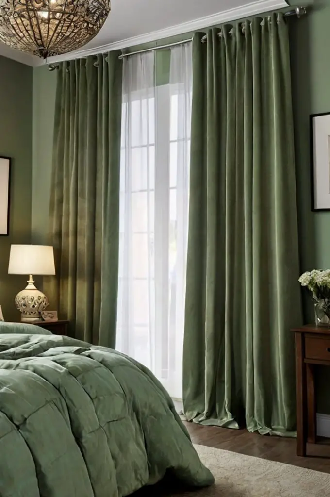 Sage Green Curtains for a Soft Touch