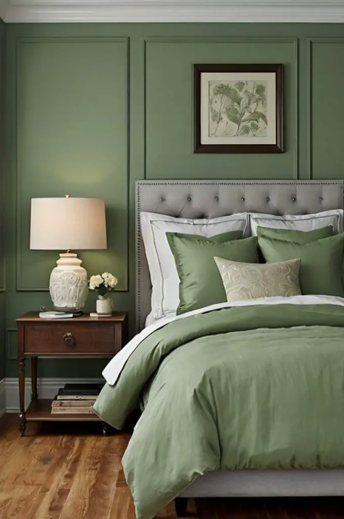 Sage Green Walls for a Serene Backdrop