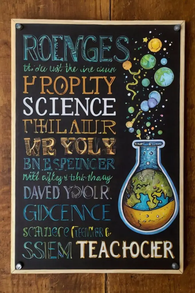 Science Quote Wall Art