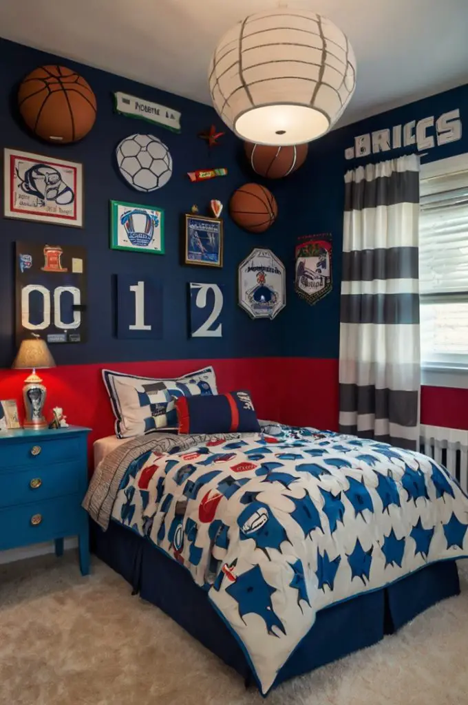 Sports-Inspired Room