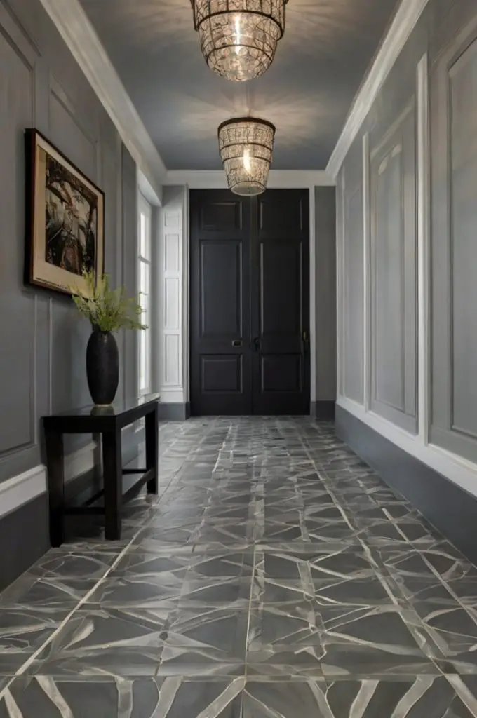 Statement Flooring in Gray