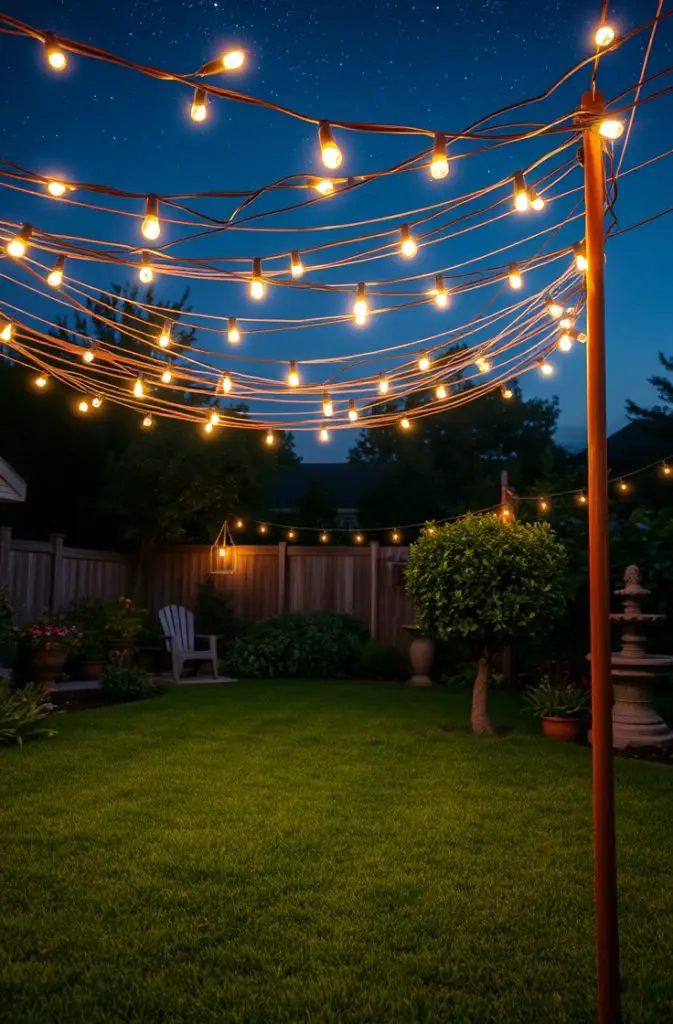 String Light Canopy