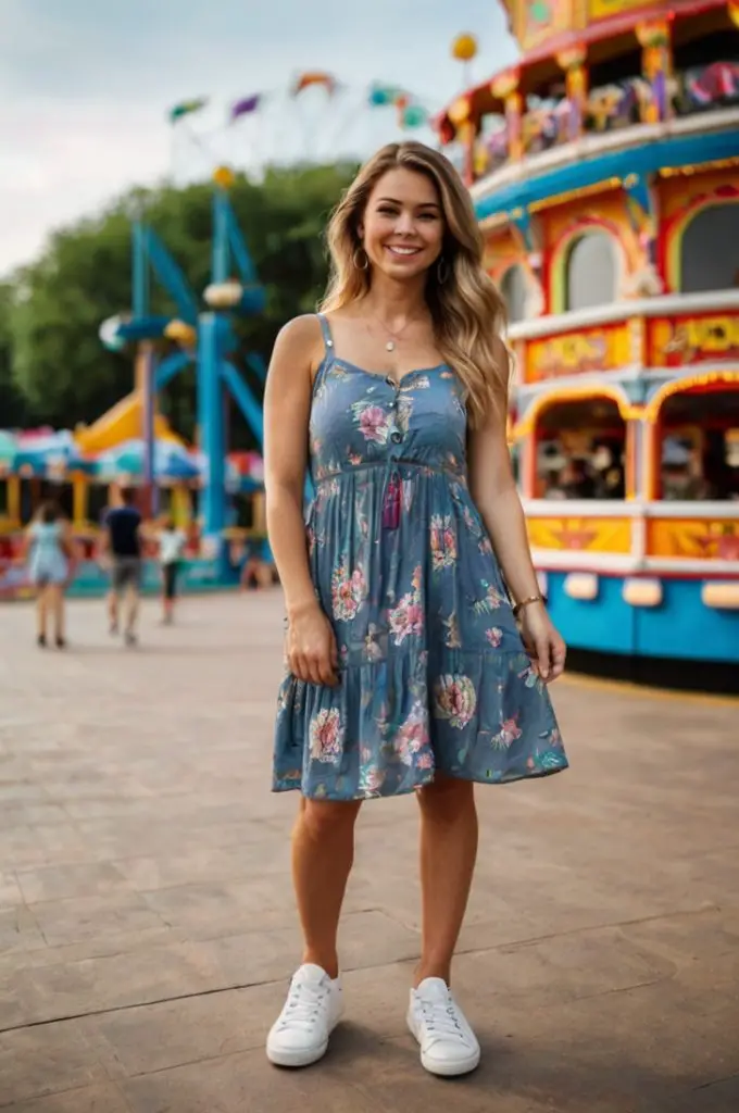 Sundress with Sneakers