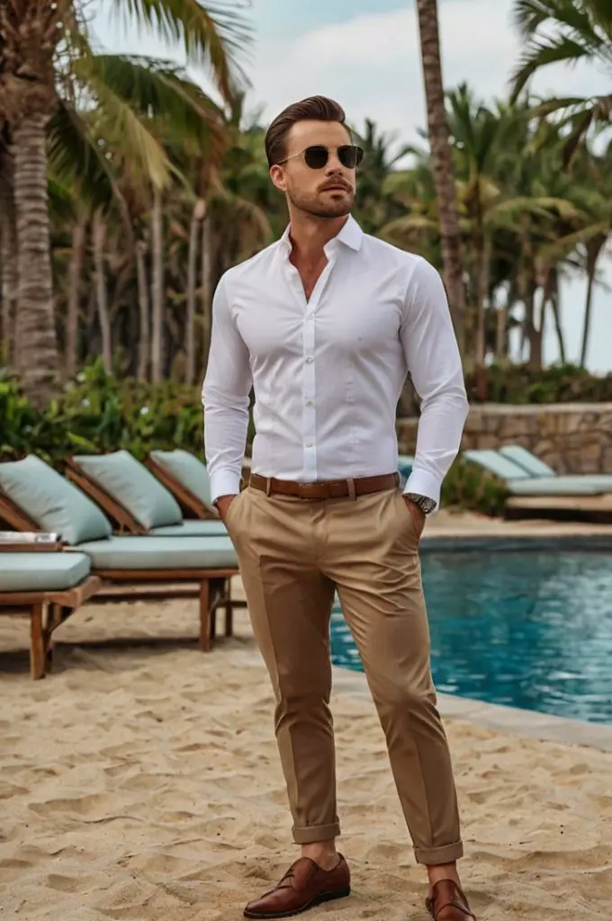 Tailored Shirt with Chinos