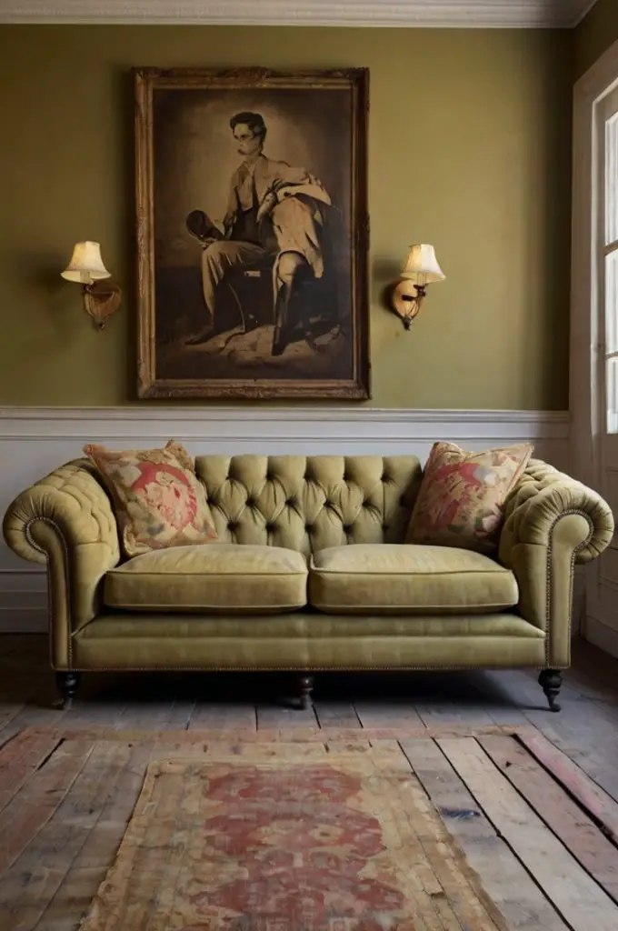 Vintage Sofas with Rolled Arms